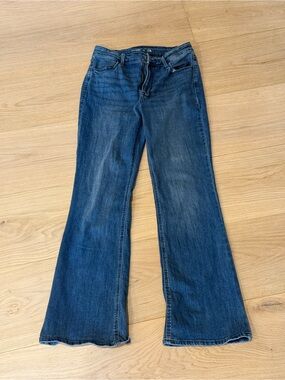 Women's Dark Blue Flare Jeans